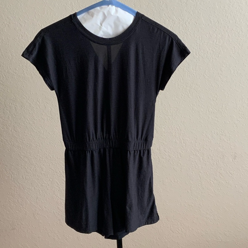Old Navy Black Active Romper Size Large (10/12)